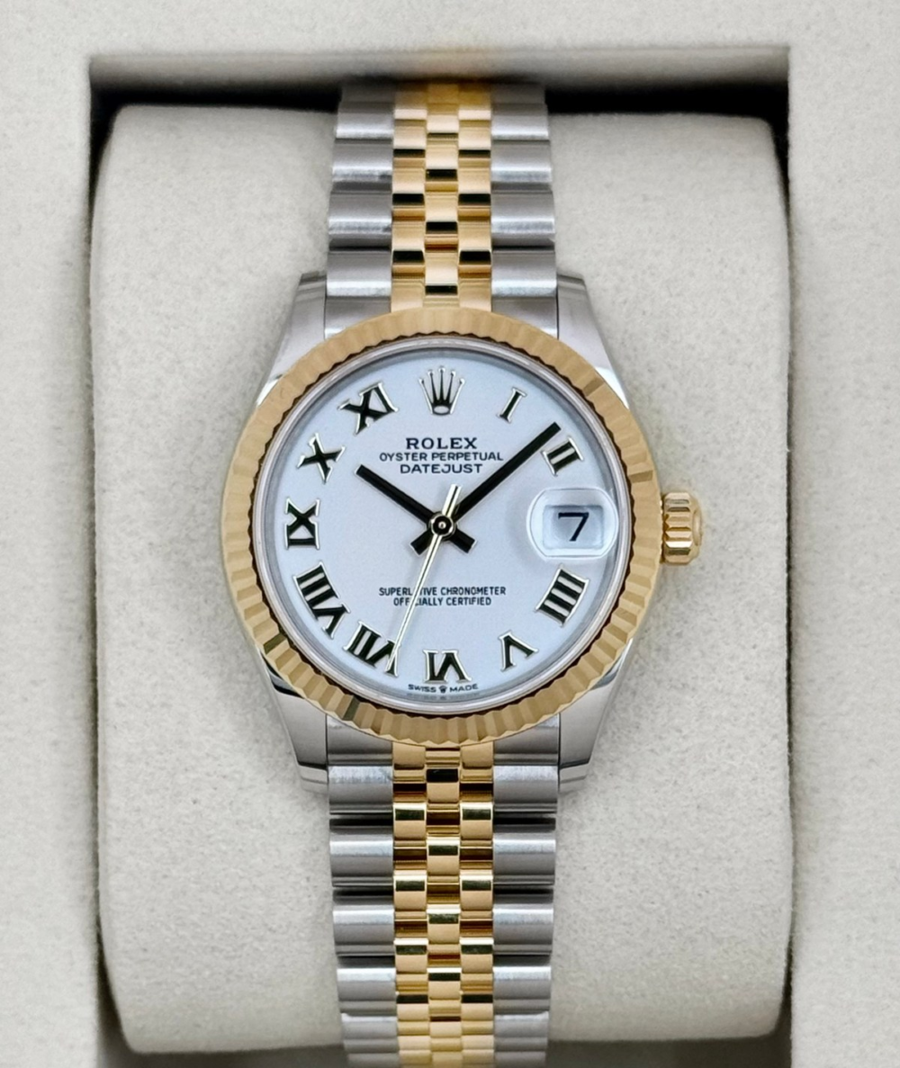 NEW 2026 Rolex Datejust 31mm 278273 Two-Tone Jubilee White Dial