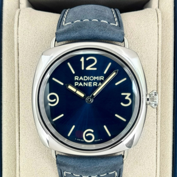 2026 Panerai Radiomir Officine 44mm PAM01383 Stainless Steel Blue Dial