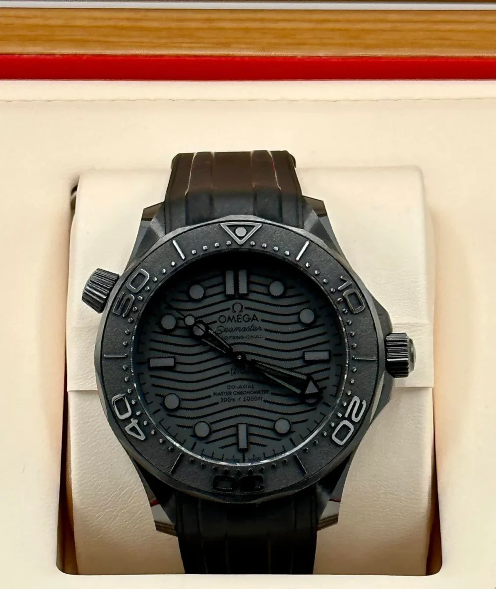 NEW 2023 Omega Seamaster 300m 43.5mm 210.92.44.20.01.003 Black Ceramic Dial