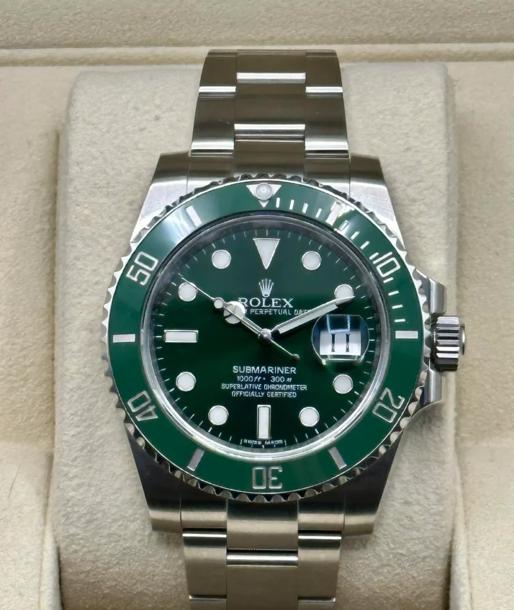 2016 Rolex Submariner "Hulk" 40mm 116610LV Green Dial