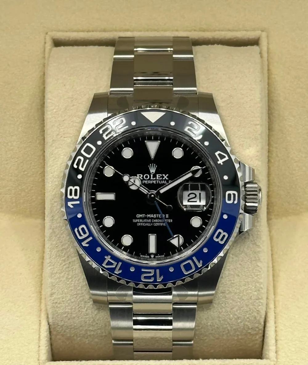NEW 2023 Rolex GMT-Master II "Batman" 40mm 126710BLNR Oyster