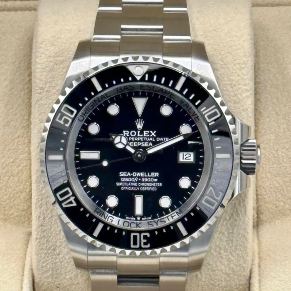 2022 Rolex Deepsea 44mm 136660 Stainless Steel Black Dial