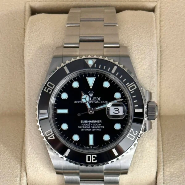2022 Rolex Submariner 41mm 126610LN Stainless Steel Black Dial