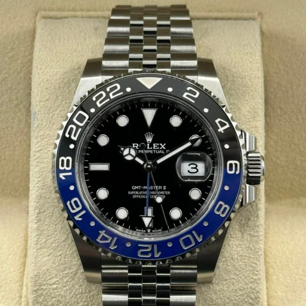 NEW 2023 Rolex GMT-Master II "Batgirl" 40mm 126710BLNR Jubilee Black Dial