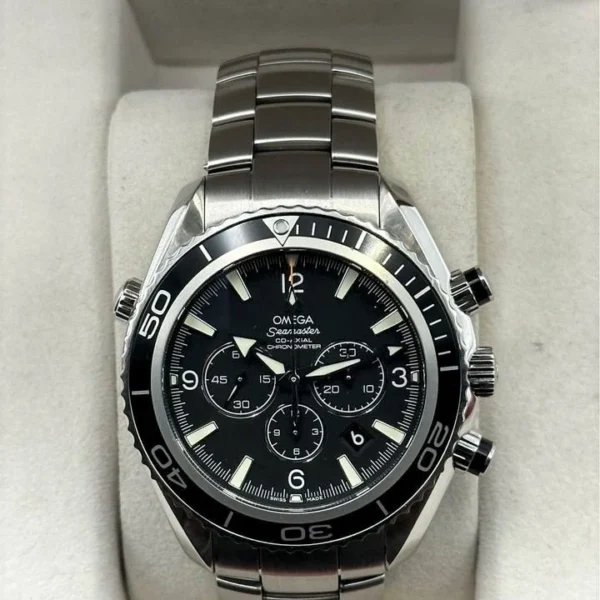 2015 Omega 22105000 Seamaster Planet Ocean Chronograph