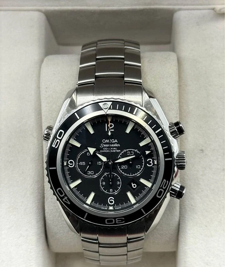 2015 Omega 22105000 Seamaster Planet Ocean Chronograph