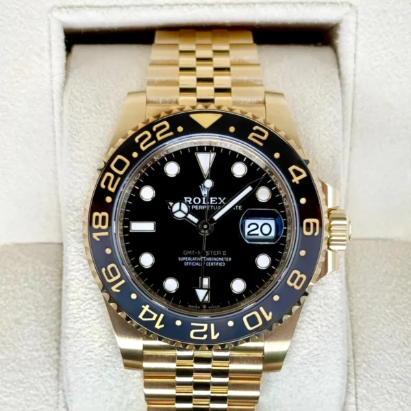 2024 Rolex GMT-Master II 40mm 126718GRNR Jubilee Black Dial