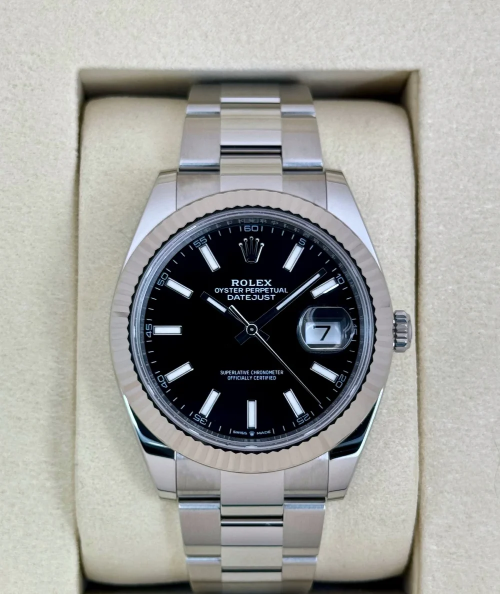 NEW 2025 Rolex Datejust 41mm 126334 Oyster Black Dial
