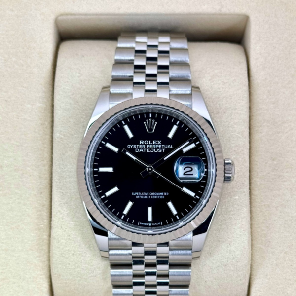 NEW 2026 Rolex Datejust 36mm 126234 Stainless Steel Jubilee Black Dial