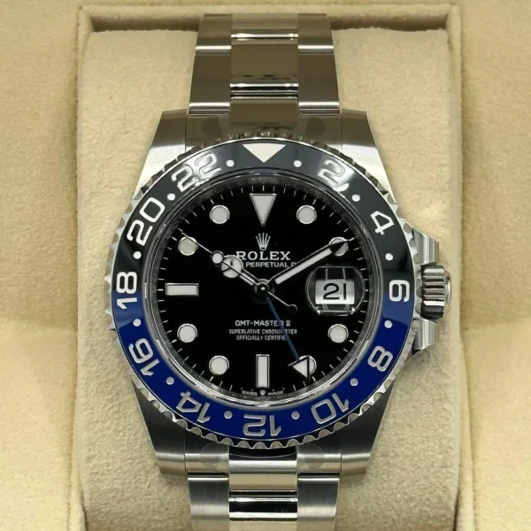 NEW 2023 Rolex GMT-Master II "Batman" 40mm 126710BLNR Oyster