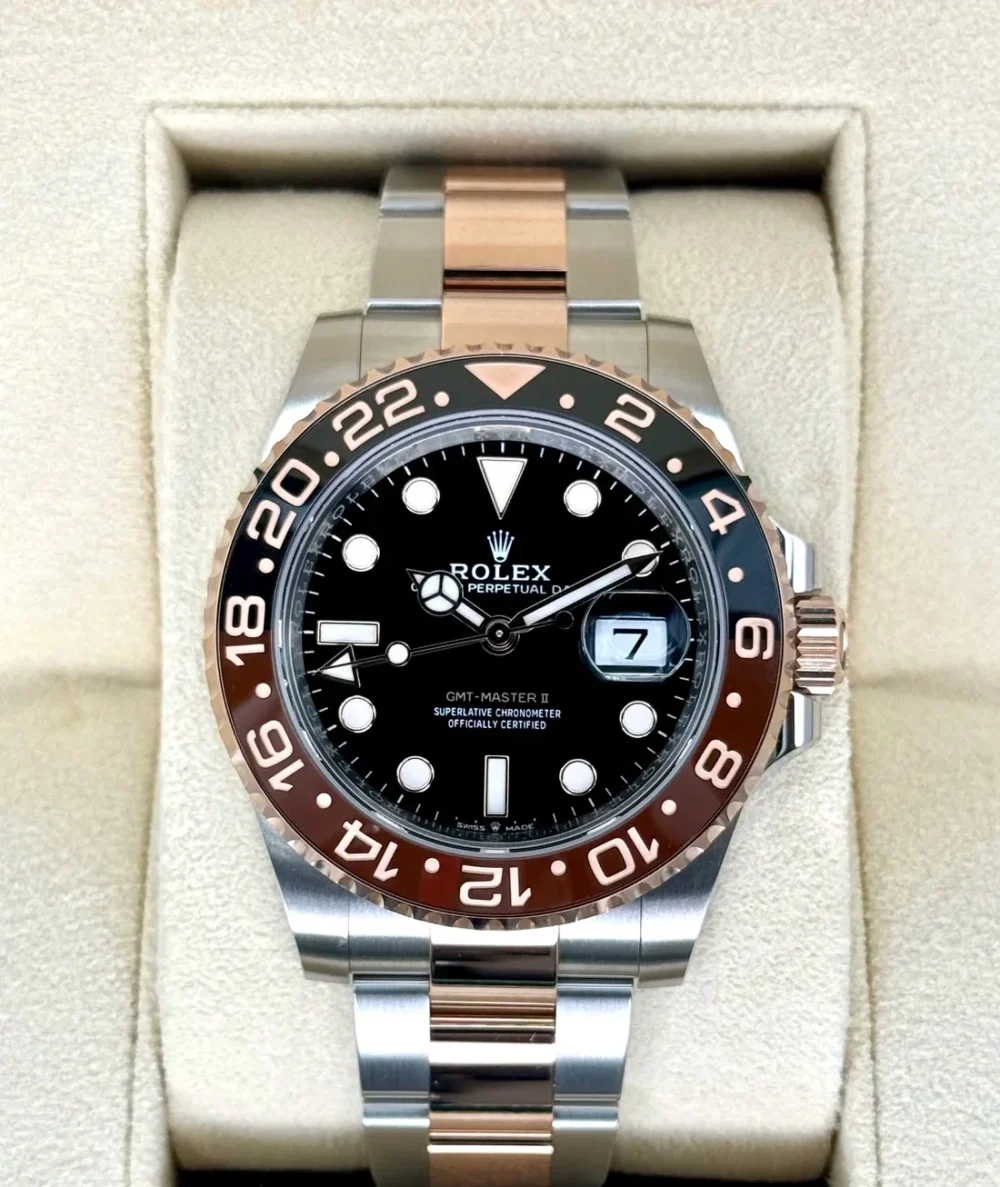 NEW 2024 Rolex GMT-Master II "Rootbeer" 40mm 126711CHNR Two-Tone