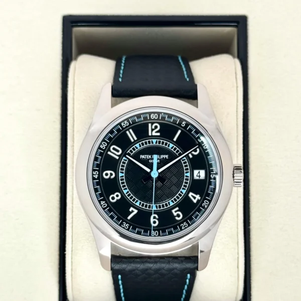 2025 Patek Philippe Calatrava Blue 6007G White Gold Black Dial