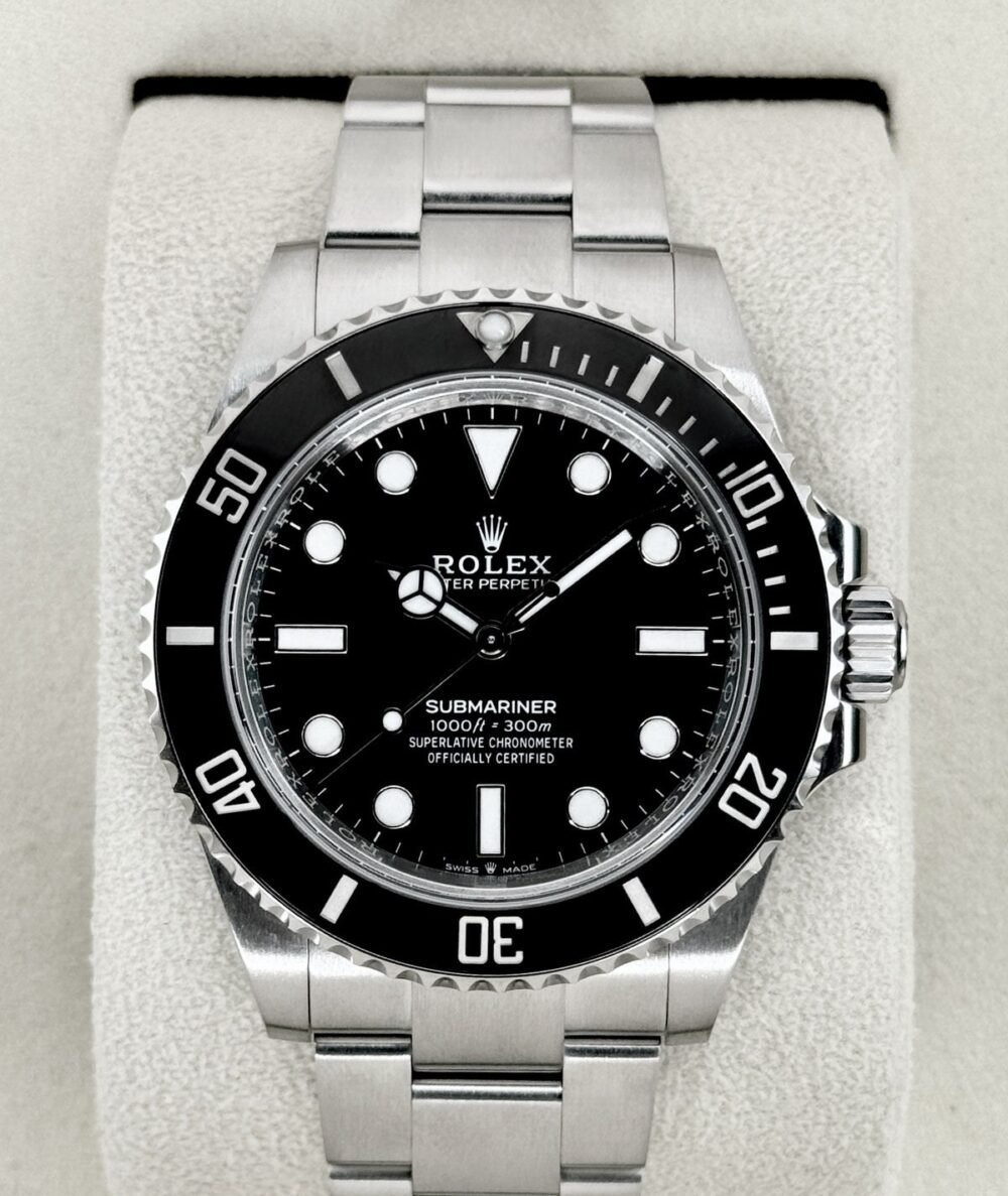 2025 Rolex Submariner 41mm 124060 Stainless Steel Black Dial