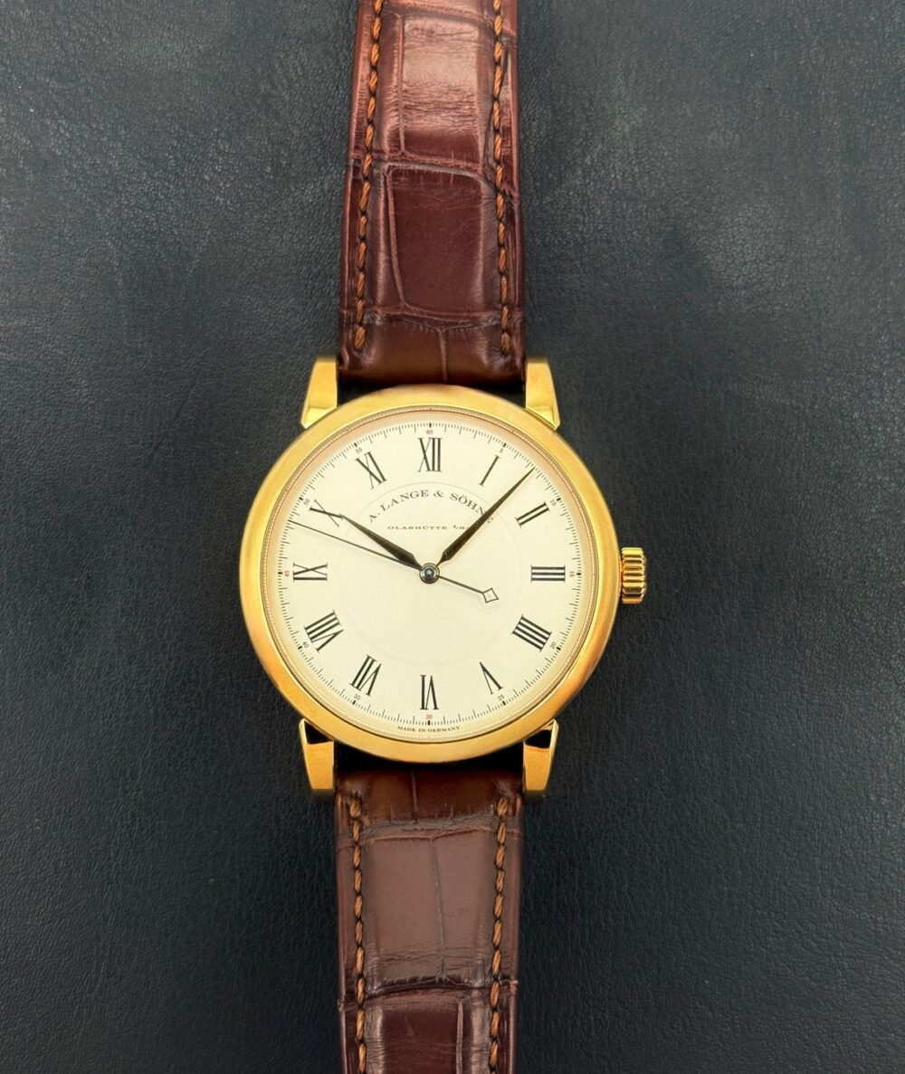 2007 A. Lange & Söhne Richard Lange 40.5mm 232.032 Rose Gold Silver Dial