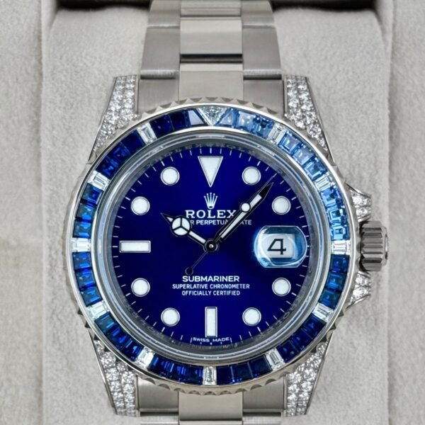 2020 Rolex Submariner 40mm 116659SABR White Gold Blue Dial
