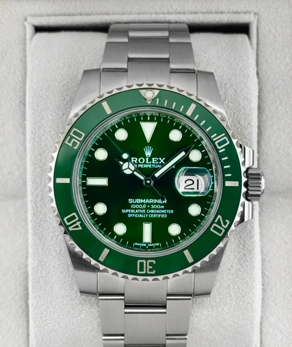 2017 Rolex Submariner “Hulk” 40mm 116610LV Green Dial