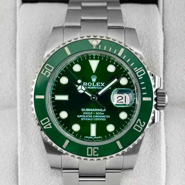 2017 Rolex Submariner “Hulk” 40mm 116610LV Green Dial