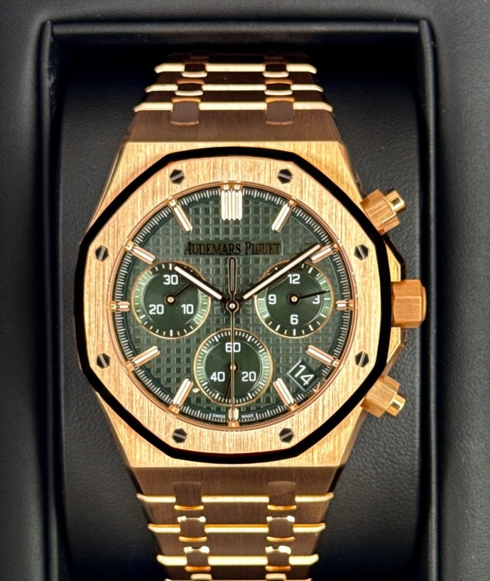 2024 Audemars Piguet Royal Oak Chronograph 41mm 26240OR Green Dial