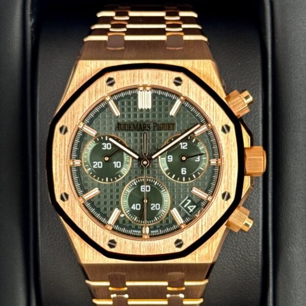 2024 Audemars Piguet Royal Oak Chronograph 41mm 26240OR Green Dial