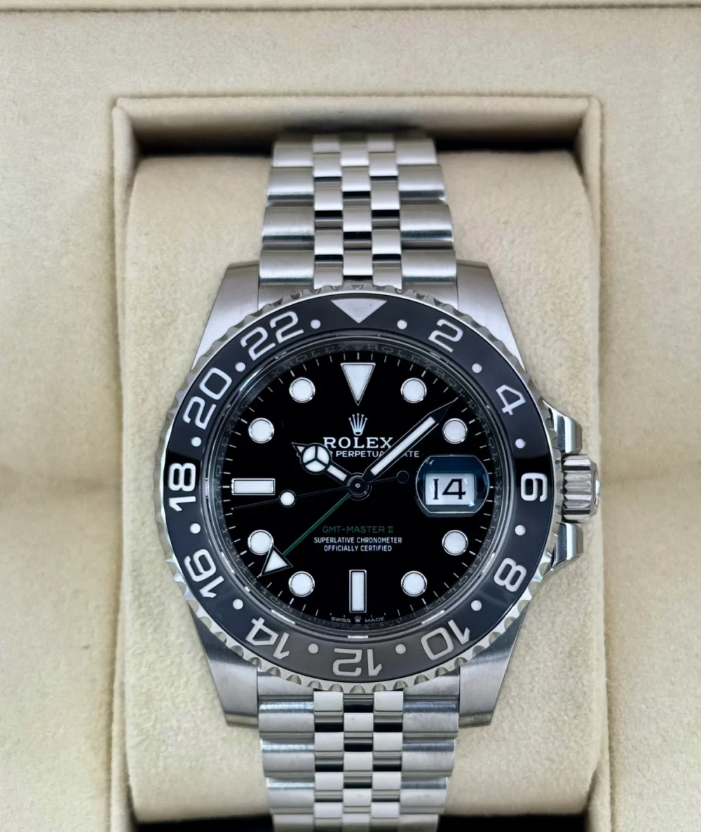 NEW 2024 Rolex GMT-Master II "Bruce Wayne" 40mm 126710GRNR Jubilee (STICKERED)