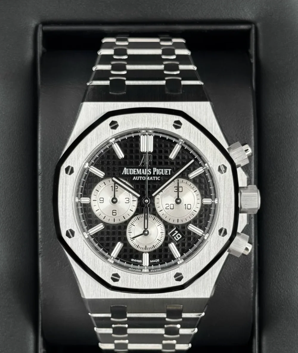 2021 Audemars Piguet Royal Oak Chronograph 41mm 26331ST Stainless Steel Black Dial