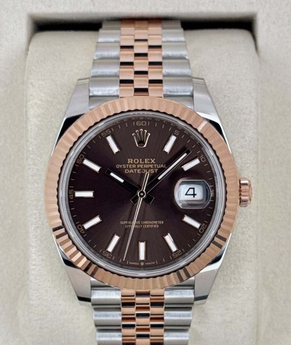 2025 Rolex Datejust 41mm 126331 Two-Tone Jubilee Chocolate Dial