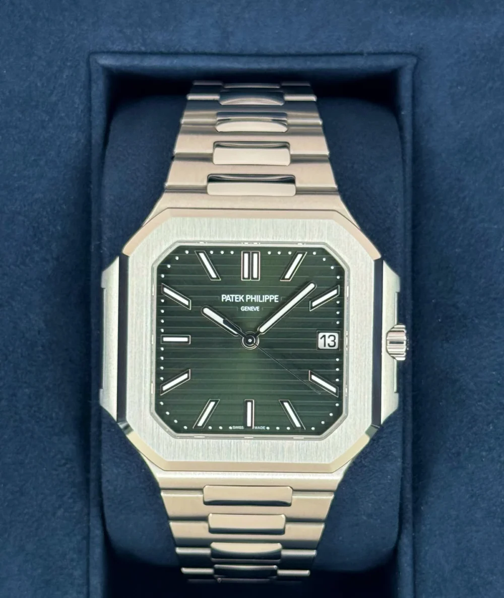 NEW 2025 Patek Philippe Cubitus 45mm 5821 Stainless Steel Green Dial