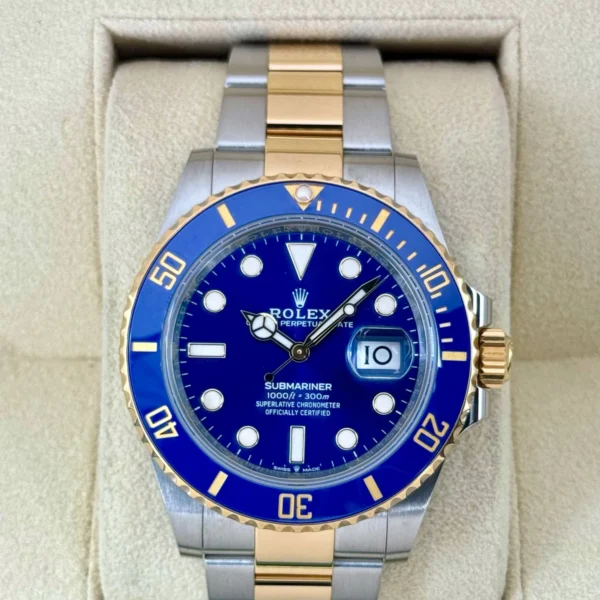 2023 Rolex Submariner "Bluesy" 41mm 126613LB Two-Tone Blue Dial