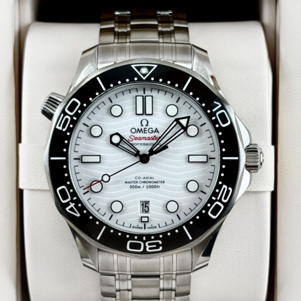 NEW 2026 Omega Seamaster 42mm 210.30.42.20.04.001 Stainless Steel White Dial