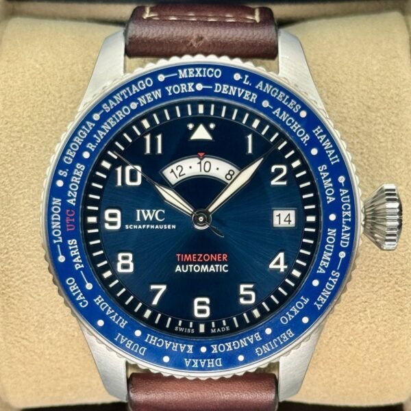 2023 IWC Pilot Timezoner Le Petit Prince 46mm IW395503 Stainless Steel Blue Dial