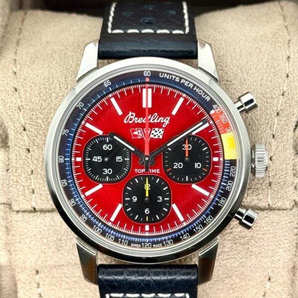 2023 Breitling Top Time B01 Corvette 41mm AB0176 Stainless Steel Red Dial