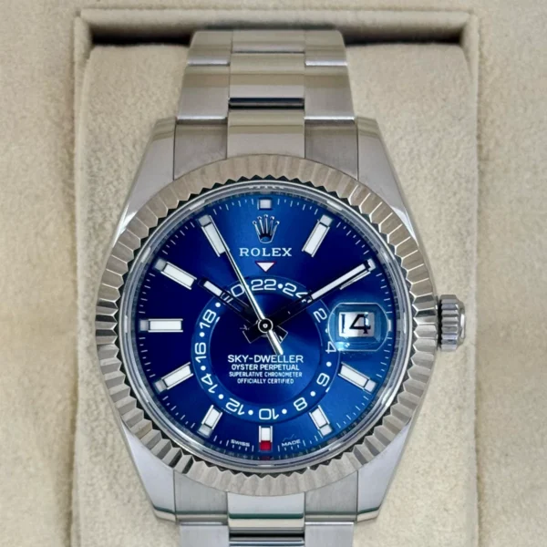 2023 Rolex Sky-Dweller 42mm 326934 Oyster Blue Dial