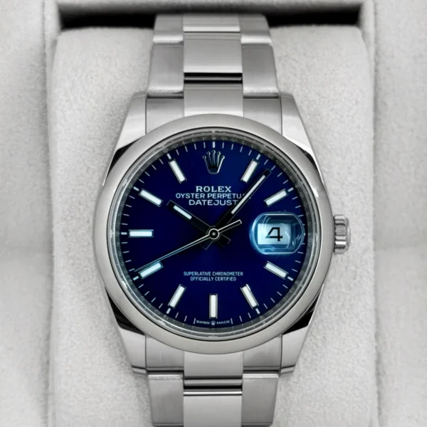 NEW 2025 Rolex Datejust 36mm 126200 Stainless Steel Oyster Blue Dial
