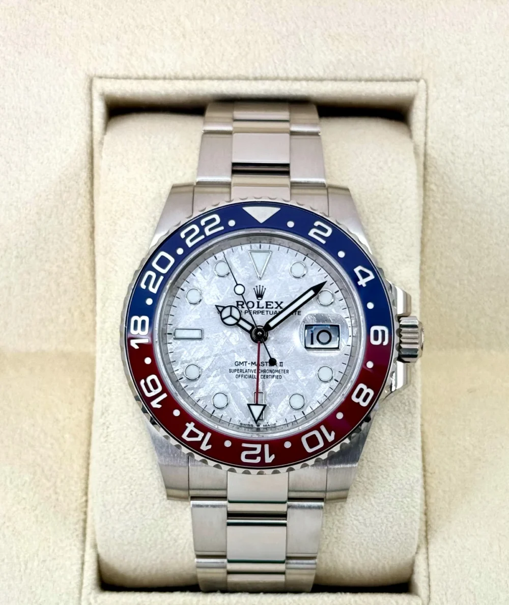 2022 Rolex GMT-Master II "Pepsi" 40mm 126719BLRO Meteorite Dial