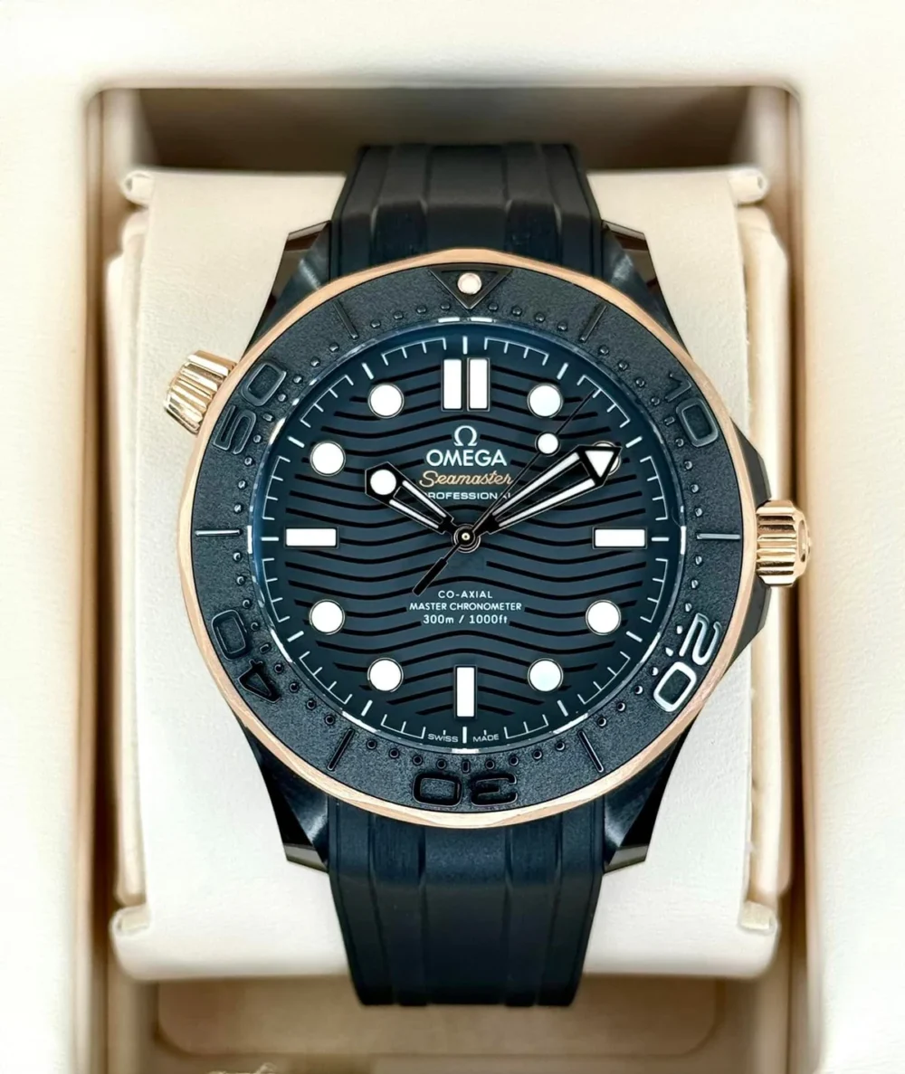 2023 Omega Seamaster Diver Ceramic 43.5 210.62.44.20.01.001 Rose Gold