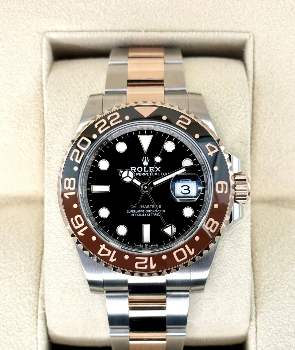 NEW 2024 Rolex GMT-Master II "Rootbeer" 40mm 126711CHNR Two-Tone