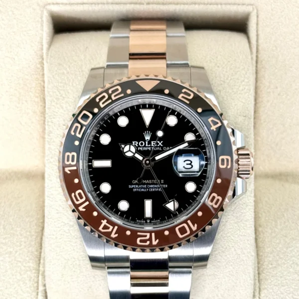 NEW 2024 Rolex GMT-Master II "Rootbeer" 40mm 126711CHNR Two-Tone
