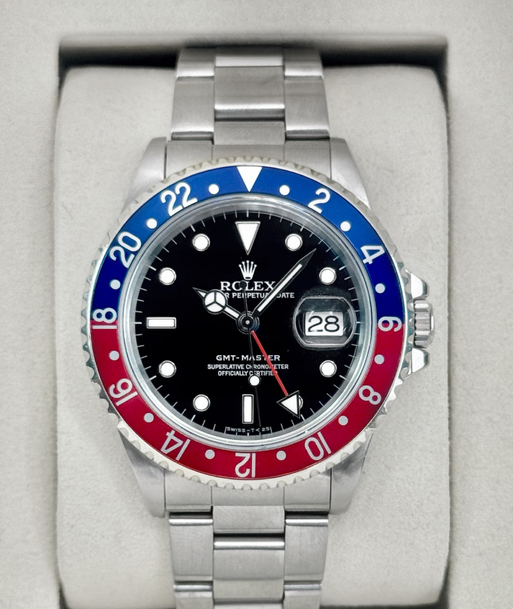 1996 Rolex GMT-Master "Pepsi" 40mm 16700 Stainless Steel Oyster (CPO)