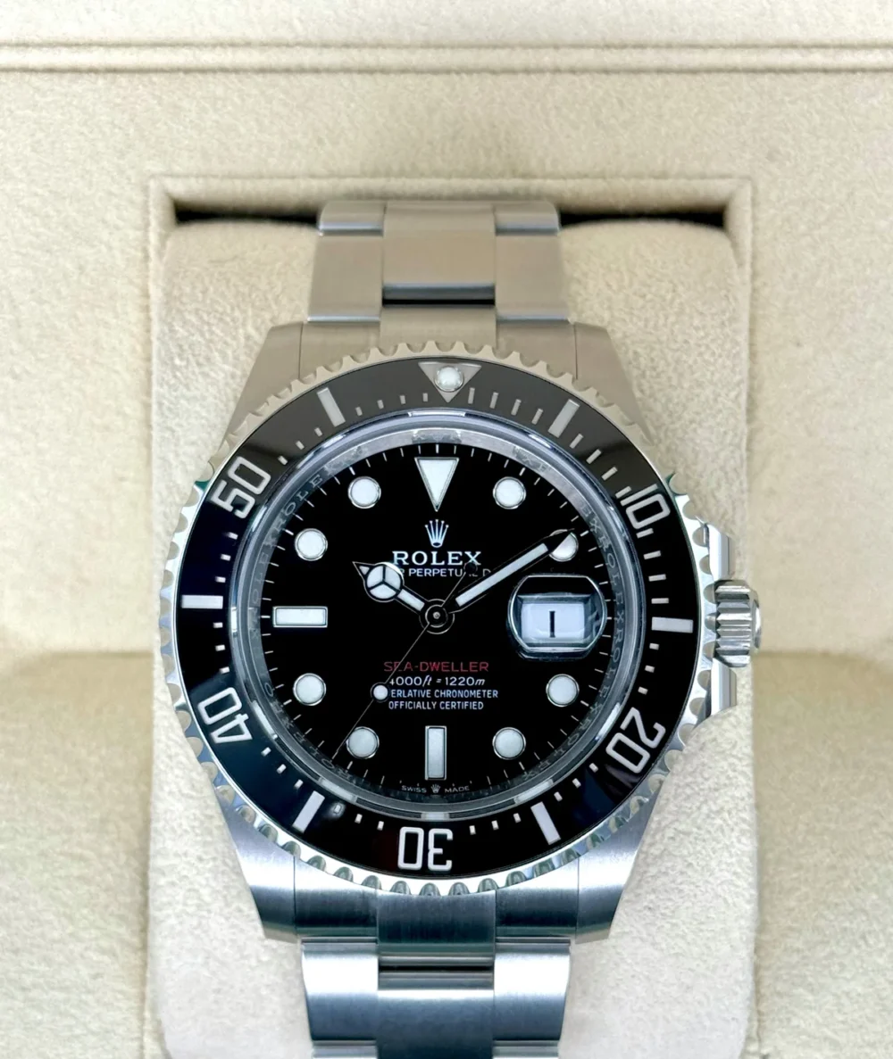 2022 Rolex Sea-Dweller 43mm 126600 Stainless Steel Black Dial