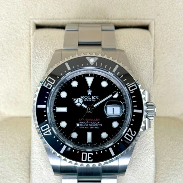 2022 Rolex Sea-Dweller 43mm 126600 Stainless Steel Black Dial