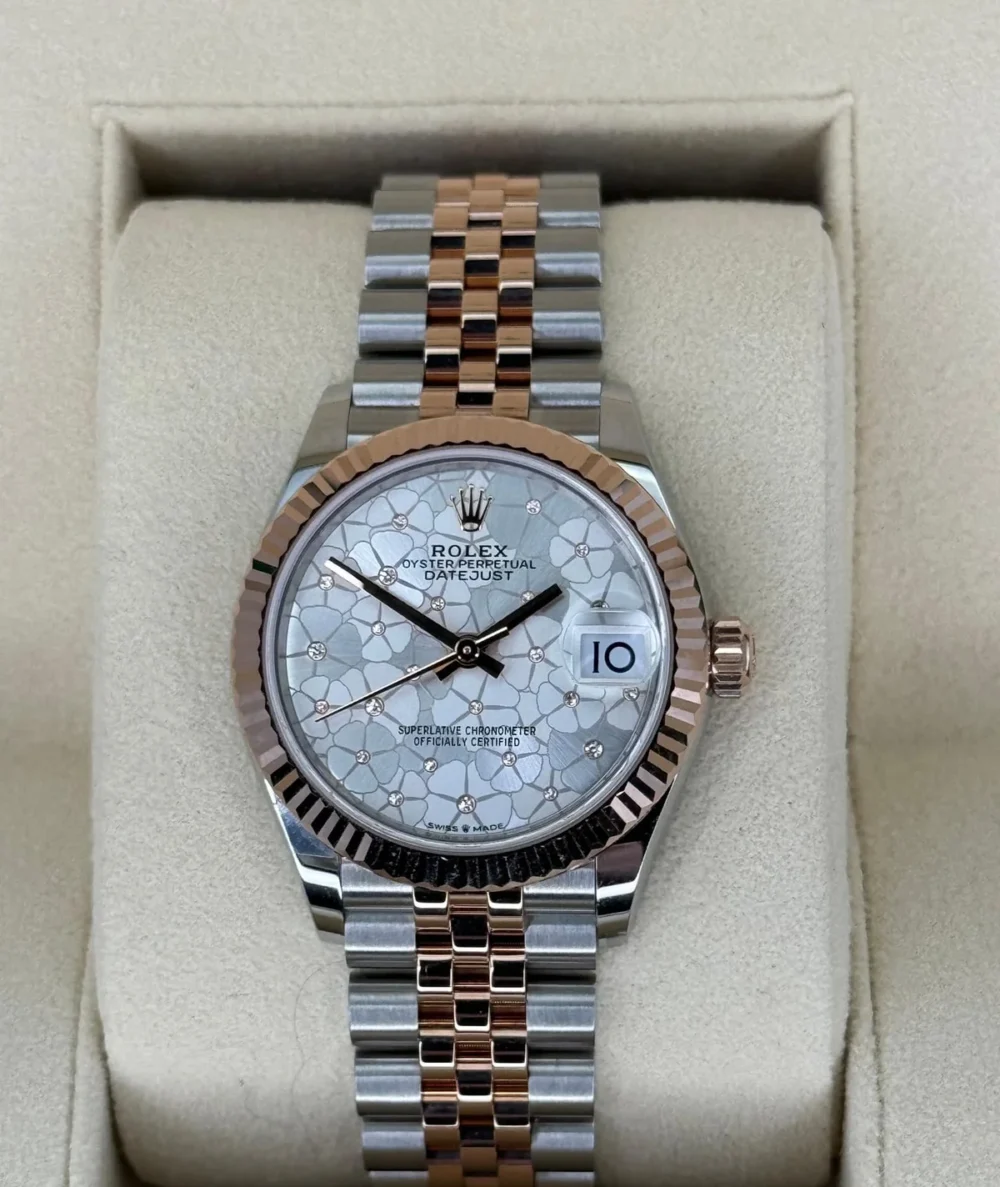 NEW 2024 Rolex Ladies Datejust 31mm 278271 Jubilee Floral Motif Dial