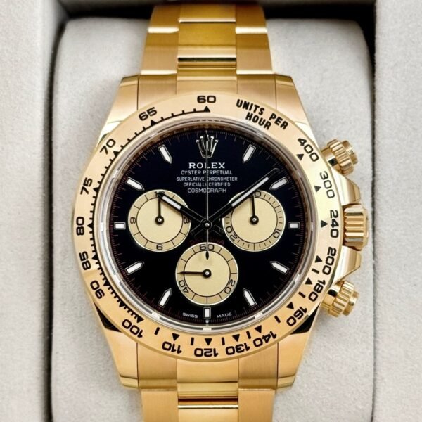 NEW 2026 Rolex Daytona "Paul Newman" 40mm 126508 Yellow Gold Black Dial