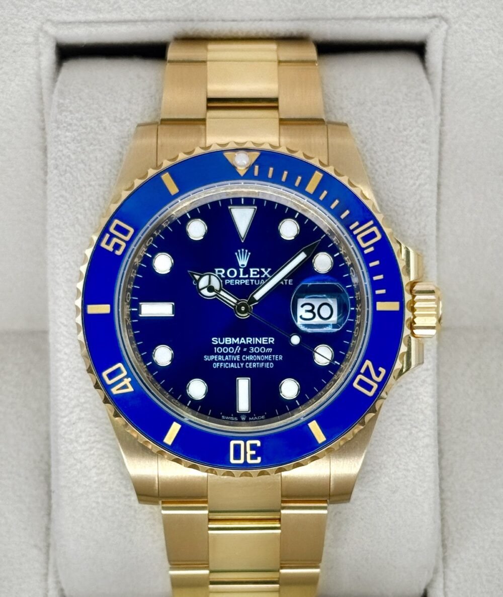 2025 Rolex Submariner "Bluesy" 41mm 126618LB Yellow Gold Blue Dial