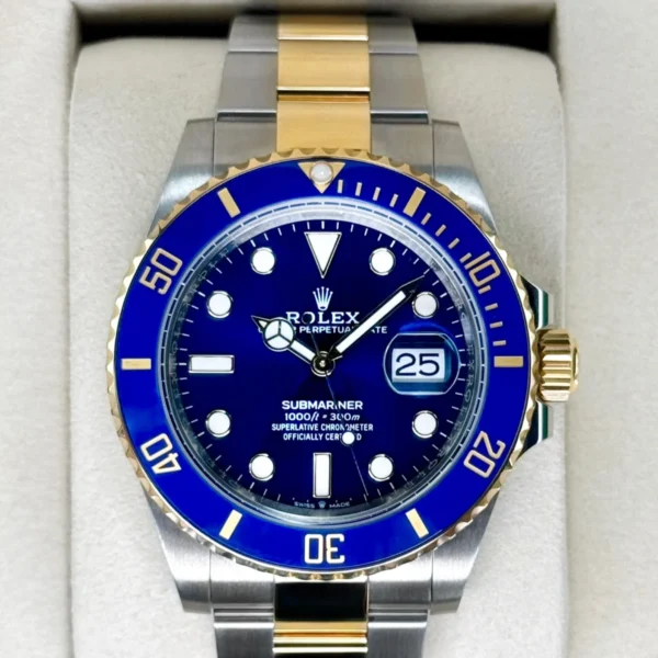 2025 Rolex Submariner "Bluesy" 41mm 126613LB Two-Tone Blue Dial