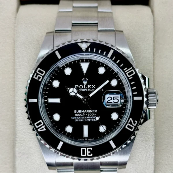 2025 Rolex Submariner 41mm 126610LN Stainless Steel Black Dial