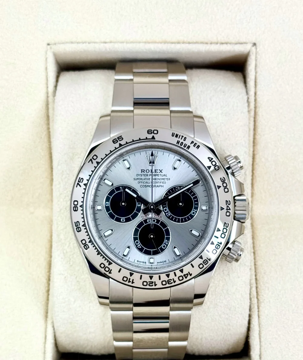 2020 Rolex Daytona "Ghost" 40mm 116509 White Gold Silver Dial