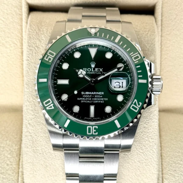 2018 Rolex Submariner “Hulk” 40mm 116610LV Green Dial