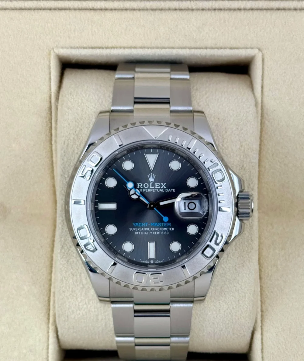 2021 Rolex Yacht-Master 40mm 126622 Stainless Steel Rhodium Dial