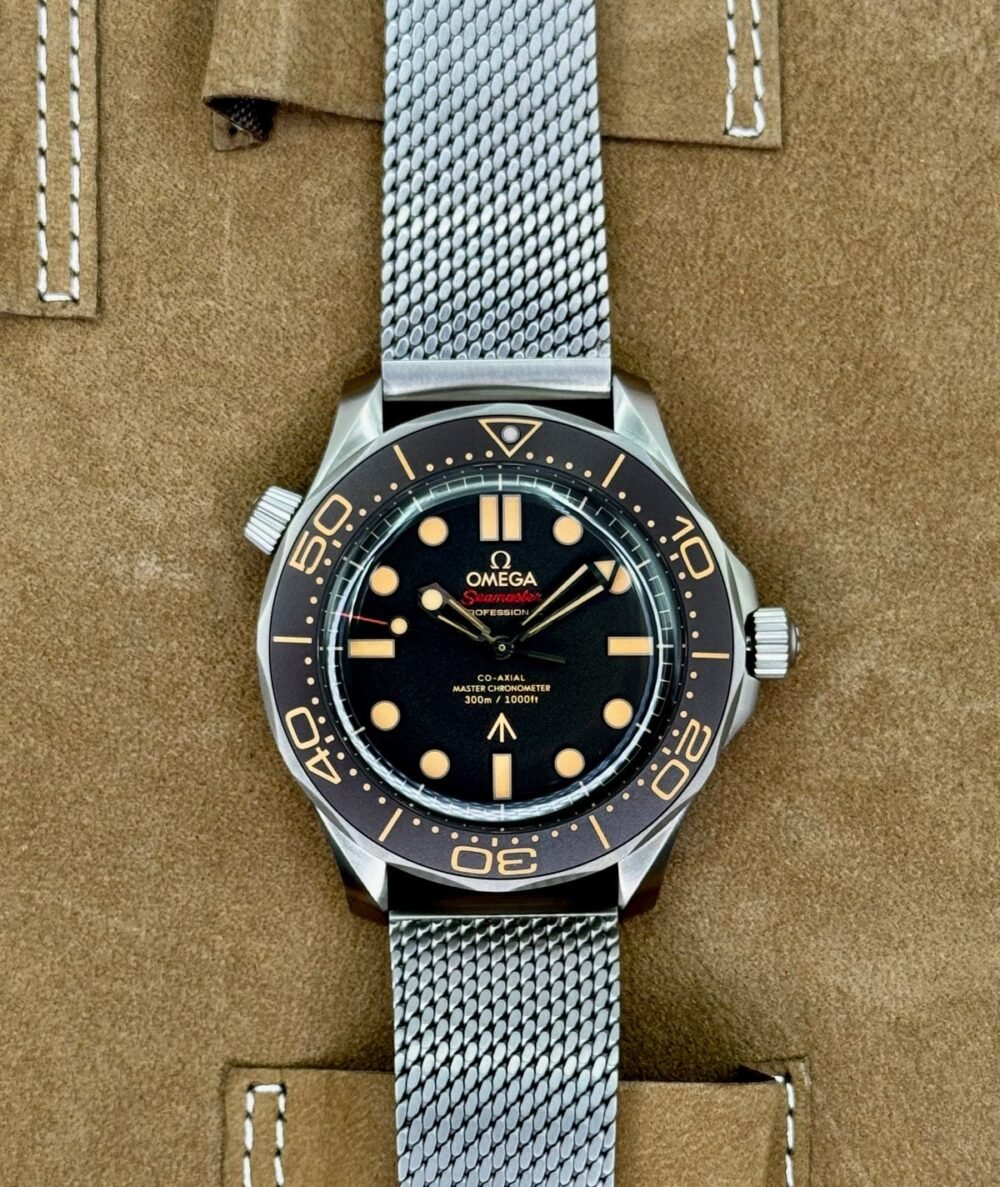 NEW 2025 Omega Seamaster Diver 300M 007 42mm Titanium Brown Dial