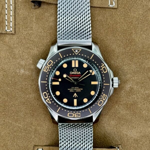 NEW 2025 Omega Seamaster Diver 300M 007 42mm Titanium Brown Dial